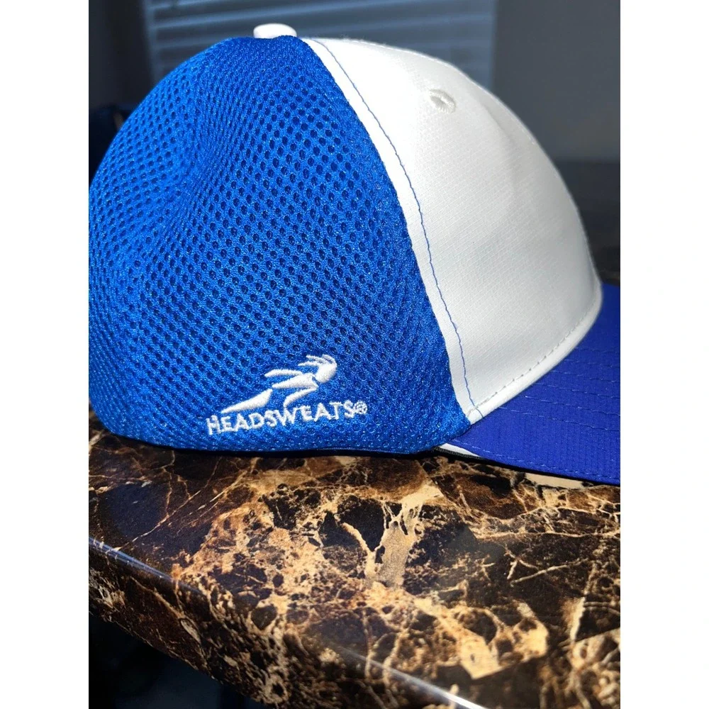 Headsweats Wonder Woman Trucker Hat Blue White Mesh Snapback DC Comics Cap